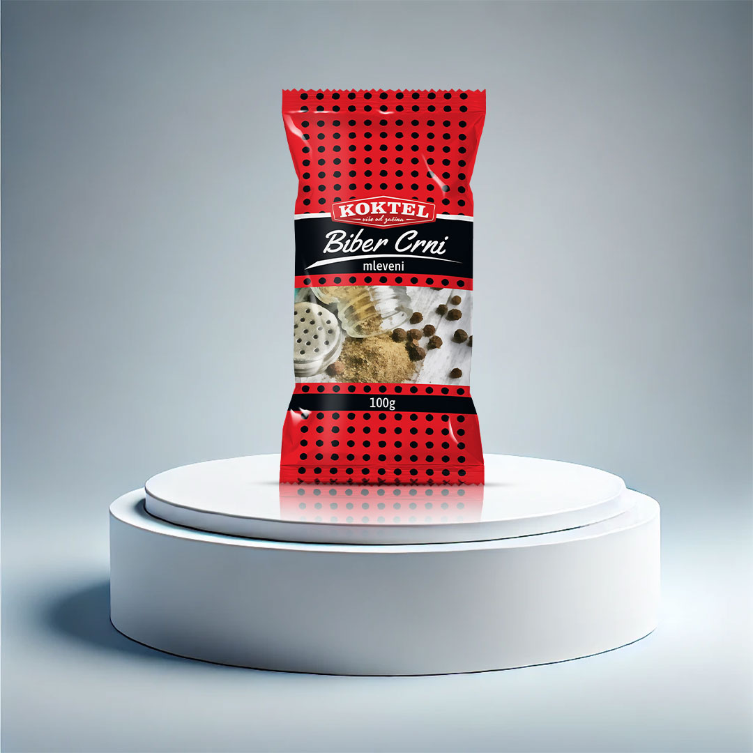 Biber crni mleveni 100g • Koktel