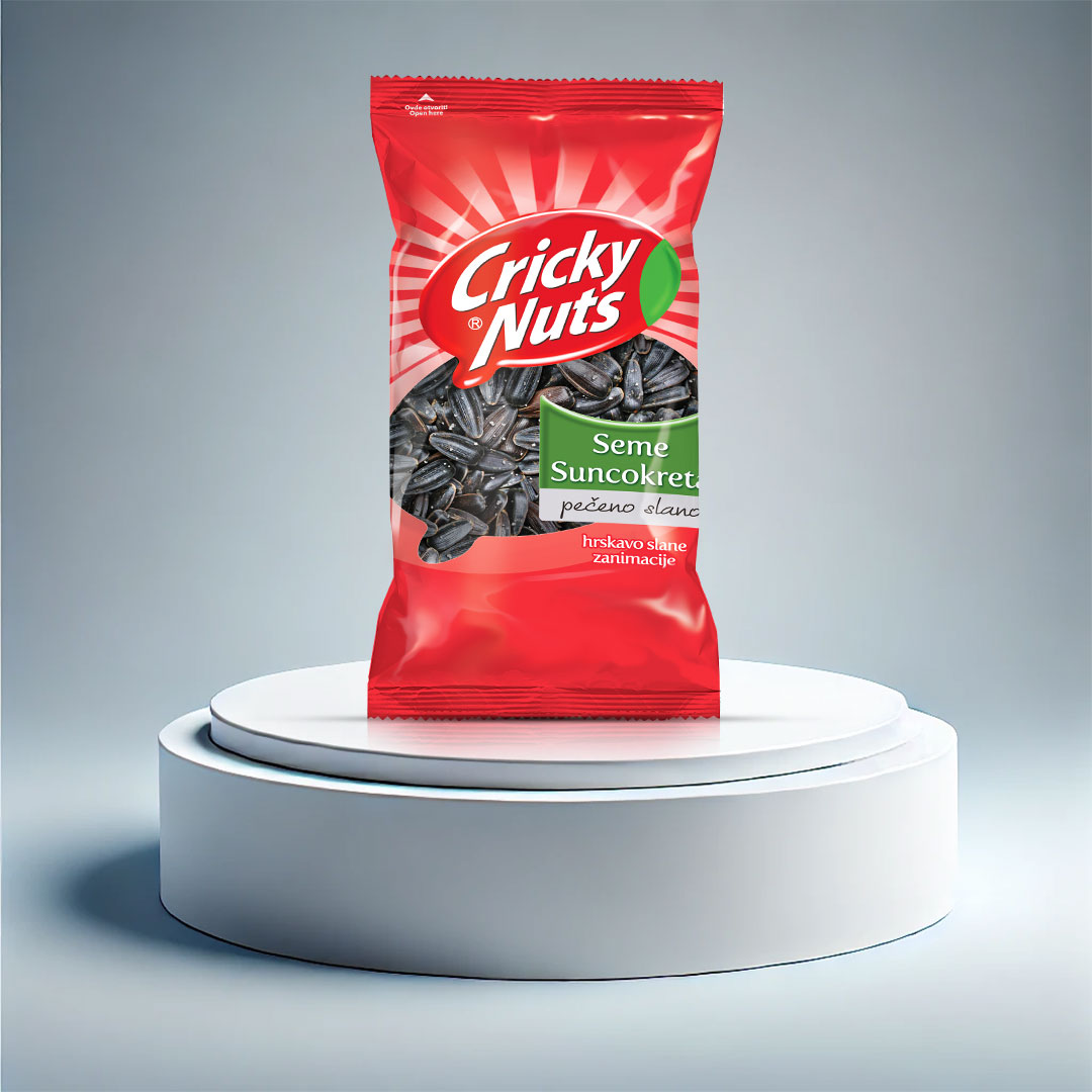 Crni slani suncokret 200g • Cricky Nuts