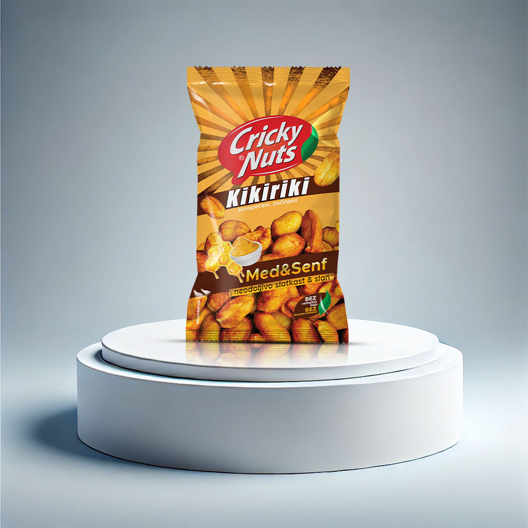 Kikiriki Med&Senf 75g • Cricky Nuts