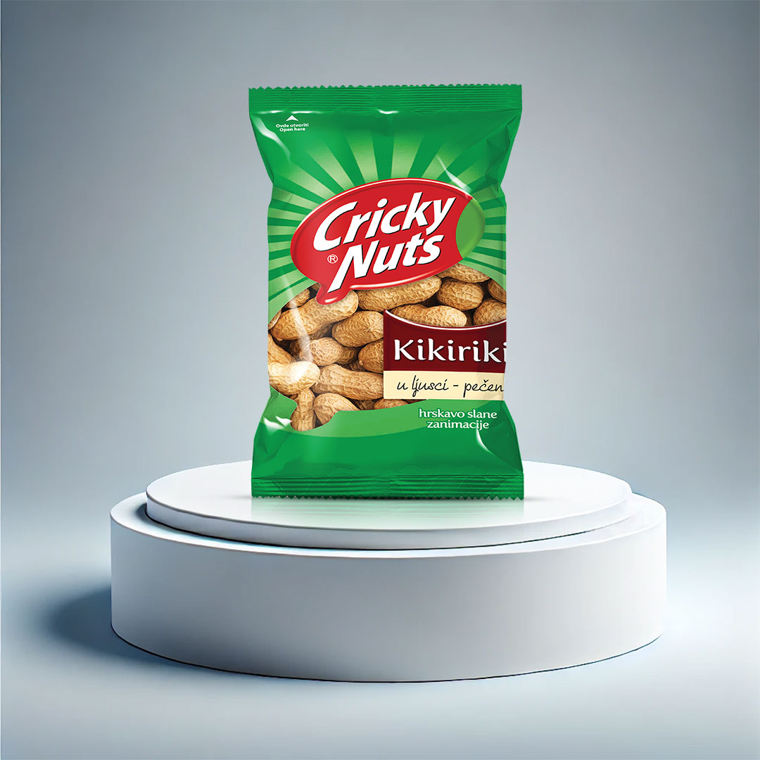Kikiriki ljuska 150g • Cricky Nuts