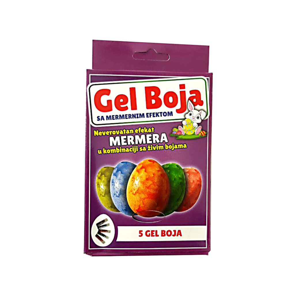 Gel boja sa MARAMERNIM EFEKTOM 5 boja GRAND TODOROVIC